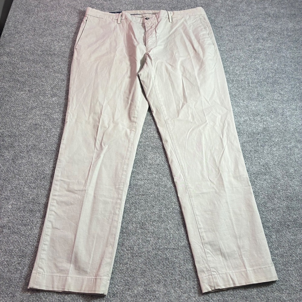 Mason's P New York Chino Pants Mens 54 Beige Cotton Stretch Straight